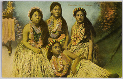 Hawaiian Hula Dansers. image
