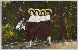 FOUR QUEENS ON A JACK. image