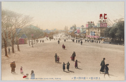 上野公園ヨリ広小路ヲ望ム / View of Hirokōji from Ueno Park image