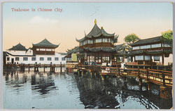 Teahouse in Chinese City. image