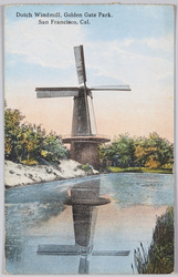 Dutch Windmill, Golden Gate Park. San Francisco, Cal.  image