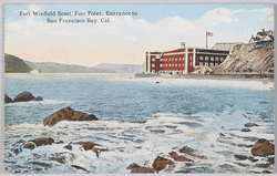 Fort Winfield Scott Fort Point, Entrance to San Francisco Bay, Cal. image