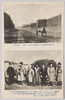 北京城外驢馬に跨る菅野力夫　コサック兵と菅野力夫/Sugano Rikio Riding a Donkey Outside Beijing Castle; Cossack Soldiers and Sugano Rikio image