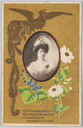 H. I. H. Princess Higashi Fushimi Who attended the celebrarion of Coronation as the representative of Japan. image