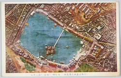 (平和記念東京博覧会)飛行機ヨリ撮影セル第二会場 / (Peace Commemoration Tokyo Exposition) Site No. 2 Photographed from an Airplane image