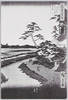 広重｢名所江戸百景｣の芭蕉庵/(Sekiguchi Bashoan) Bashoan Depicted in The One Hundred Famous Views of Edoan by Hiroshige image