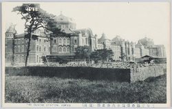 三菱原頭の偉観中央停車場(側面) / Grand Sight of the Central Station (Side View) beyond the Mitsubishi Field  image