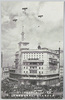 神風ロンドン着世界記録樹立の日朝日新聞社上空に民間機の祝賀飛行/Kamikaze Landed in London - the Day on Which the World Record Was Established; Celebratory Flight of Civilian Aircrafts over the Asahi Shimbun Company Building image