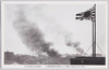 上海陸戦隊本部楼上より閘北方面の兵火を望む/The Flames of War in the Zhabei District Viewed from the Top Floor of the Landing Force Headquarters in Shanghai image