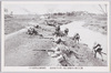 砲弾雨下の第一線に激戦中の我○○隊/Japanese Troops Fighting Hard at the Front Line under a Hail of Shells image