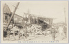 東京大暴風雨(六年十月一日)浅草橋附近電車通リノ惨害/Raging Rainstorm in Tokyo (October 1st, 1917) Heavy Damage on the Tramway Street near the Asakusabashi Bridge image