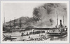 鹿児島港内より桜島大噴火を望む/Sakurajima Volcano Great Eruption Viewed from the Inside of Kagoshima Port  image