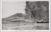 鹿児島港海岸より桜島大噴火を望む/Sakurajima Volcano Great Eruption Viewed from the Waterfront of Kagoshima Port image