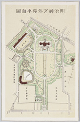 明治神宮外苑平面図 / Meijijingu Gaien Ground Plan image