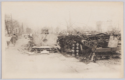 電車焼失 浅草広小路 / Train Destroyed by Fire, Asakusa Hirokoji image