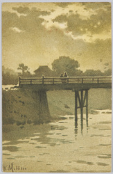 麻布広尾 三宅克己画 / Azabu Hiroo, Painted by Miyake Kokki image