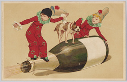 小さなピエロたち（１）（美術絵葉書シリーズ１３５２）（外国製） / Little Clowns (1) (Artistic Picture Postcard Series 1352) (Foreign-Made) image
