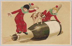 小さなピエロたち(1)(美術絵葉書シリーズ1352)(外国製) / Little Clowns (1) (Artistic Picture Postcard Series 1352) (Foreign-Made) image