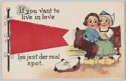 なかよし(If you vant to live in love Iss jest der real spot.)(Pennant Series No.910)(外国製) / Good Friends (If You Vant to Live in Love, Iss Jest Der Real Spot.) (Pennant Series No. 910) (Foreign-Made) image