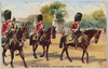 THE KING AND THE ROYAL PRINCES LEAVING BUCKINGHAM PALACE.  image