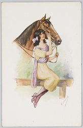 女性と馬 / Woman and Horse image