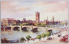 LAMBETH BRIDGE AND HOUSES OF PARLIAMENT, LONDON. image