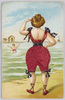 お尻が膨らむ細工絵葉書（２）海水浴（外国製）/Picture Postcards with Pop Up Buttocks (2) Sea Bathing (Foreign-Made) image
