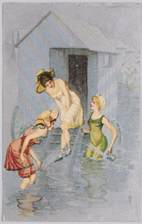 水遊び(Series No.432)(外国製) / Playing in the Water (Series No. 432) (Foreign-Made) image