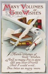 MANY VOLUMES OF GOOD WISHES image
