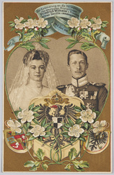 Zur Erinnerung an die Vermählung des deutschen Kronprinzen Friedrich Wilhelm v. Preussen mit Herzogin Cecilie v. Meklenburg-Schwerin. am6. Juni 1905 / In commemoration of the marriage of the German Crown Prince Frederick William of Prussia to Duchess Cecilie of Meklenburg-Schwerin. on6. June 1905 image