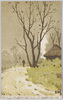 農村の道(「秀才文壇」第七巻第三号附録)/Path in a Farm Village (Supplement to "Shūsai Bundan," Vol. 7, No. 3) image