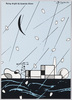 原田治画「隅田川夜雨 Rainy Night At Sumida River」/Rainy Night at the Sumida River by Harada Osamu image