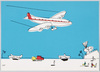湯村輝彦画「サンディエゴ帰帆」/Returning Airplane in San Diego by Yumura Teruhiko image