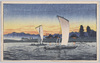 夕暮れの帆掛け船/Sailboats at Sunset image