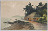 黄昏時の海辺(風景水彩画)/The Beach at Dusk (Watercolor Landscape Painting) image