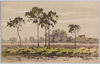 農村(風景水彩画)/Farm Village (Watercolor Landscape Painting) image