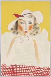 白い帽子の女性 / Woman in a White Hat image