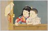 子供とペット(オウム)/Children and Their Pet (Parrot) image
