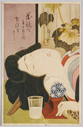 花競ベ 三十二相の内 せつなさう / Comparisons of Flowers Thirty-Two Faces: Looks Distressed image