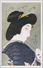花くらベ 三十二相の内 見とれさう/Comparisons of Flowers Thirty-Two Faces: Looks Fascinated image