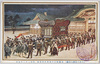 (大正天皇御大葬儀)御霊轜宮中御車寄御発輓/(Funeral of the Taisho Emperor) The Imperial Hearse Departing from the Carriage Porch in the Imperial Palace image