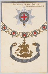 THE ORDER OF THE GARTER Instituted by Edward Ⅲ, 1348. image