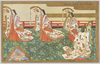 大饗の豊楽殿に行はるゝ五節舞/Gosechi no Mai Court Dance Performed at the Grand Banquet in the Burakuden Hall  image
