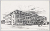 校舎(銅版画) 東京高等工業学校工業図案科製版印刷/School Building (Copperplate Print), Platemaking and Printing by the Tokyo Higher Technical School Industrial Design Course image