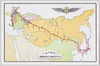 法政大学学生訪欧飛行経路略図/Hosei University Students' Flight to Europe: Simplified Route Map image