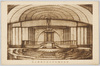 東京帝国大学大講堂舞台正面/Tokyo Imperial University: Front View of the Auditorium Stage image