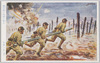 「廟行鎮の肉弾三勇士」 加藤三郎(画)/Three Human Bullets in Miaoxing Town, Painted by Katō Saburō image