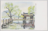 五味生写「楊柳かすむ杭州西湖の日本兵士」/Japanese Soldiers and a Hazy View of Willows at West Lake in Hangzhou, Portrayed by Gomi Seikichi image