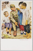 五味生画｢日本兵士と支那小児｣ / Japanese Soldier and Chinese Children, Painted by Gomi Seikichi image