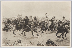砲車ノ退却 ウードビル氏(英) / Withdrawal of Gun Carriage, Mr. Woodville (British) image
